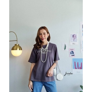 New Arrival 🍋 เสื้อยืดพรีเมี่ยม งานนำเข้า ผ้า Cotton 100% สกรีนลาย เรียบๆ MINIMAL      #89602