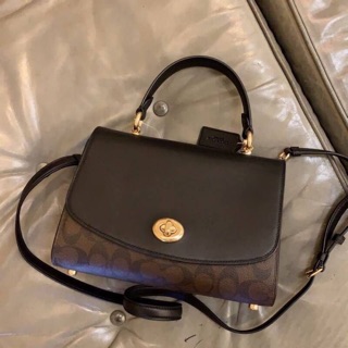 📌COACH TILLY TOP HANDLE SATCHEL WITH SIGNATURE CANVAS COACH F76620