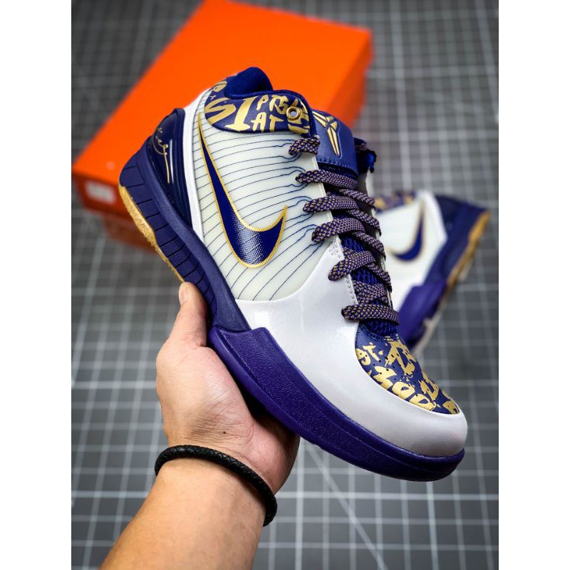 พร้อมส่ง️ต้นฉบับ Nike Zoom Kobe IV 4 Protro “Wizenard” | Shopee