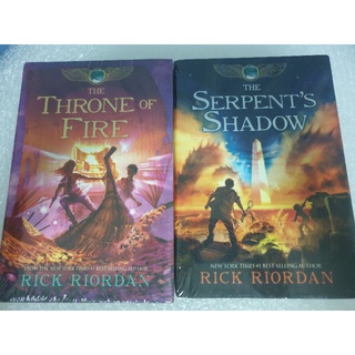 (Sealed) The Kane Chronicles Series by Rick Riordan (Eng.version hardcover)