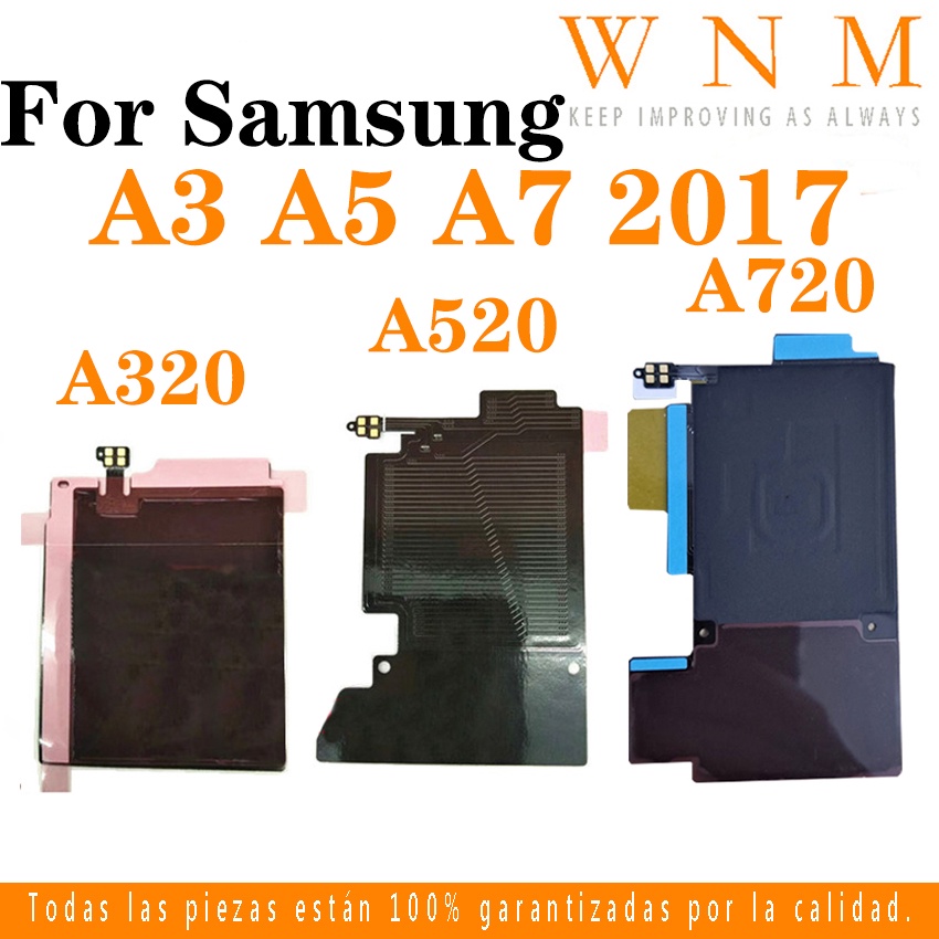 ชิปคอยล์รับสัญญาณชาร์จไร้สาย NFC สายเคเบิลอ่อน สําหรับ Samsung Galaxy A3 A5 A7 2017 A320 A520 A720 A520F A720F
