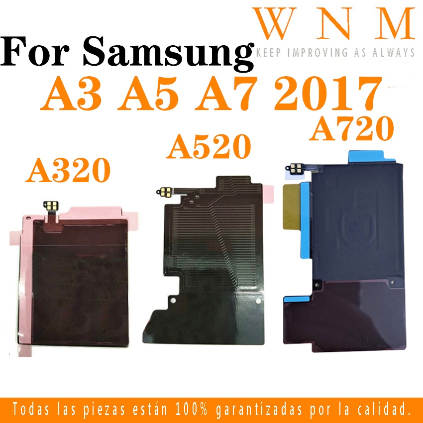 สําหรับ Samsung Galaxy A3 A5 A7 2017 A320 A520 A720 ไร้สายชาร์จ Charger receiver Coil ชิป NFC Flex ส