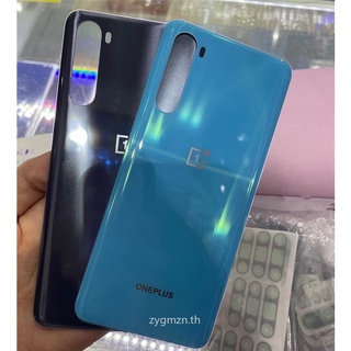 ด้านหลังสำหรับ Oneplus Nord One 5G 6.44 " Plus ฝาหลังแบตเตอรี่ฝาครอบกระจกซ่อมเปลี่ยน + โลโก้กาวกาว