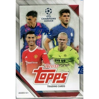 [พร้อมส่งฟรี] 2021-22 Topps UEFA Champions League UCL Collection Blaster Box