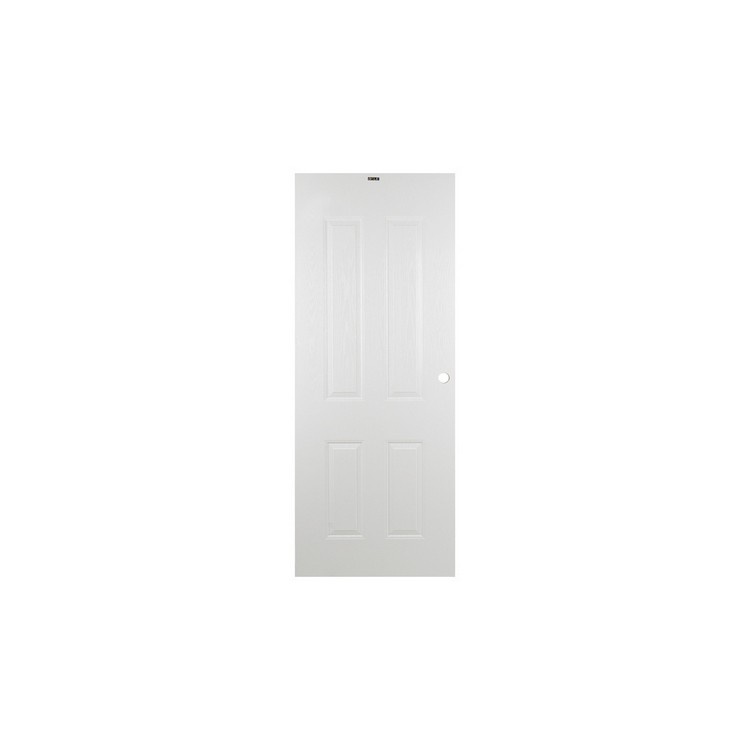 ประตู ภายนอก UPVC AZLE ET-03 80x200 ซม. ขาว | AZLE | ET-03 วงกบประตู ประตู ประตูและหน้าต่าง ประตู ภายนอก UPVC AZLE ET-03