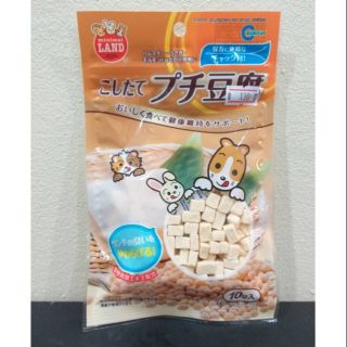 ขนมเต้าหู้สำหรับสัตว์เล็ก Freeze drying tofu for small animals ขนาด 10 กรัม