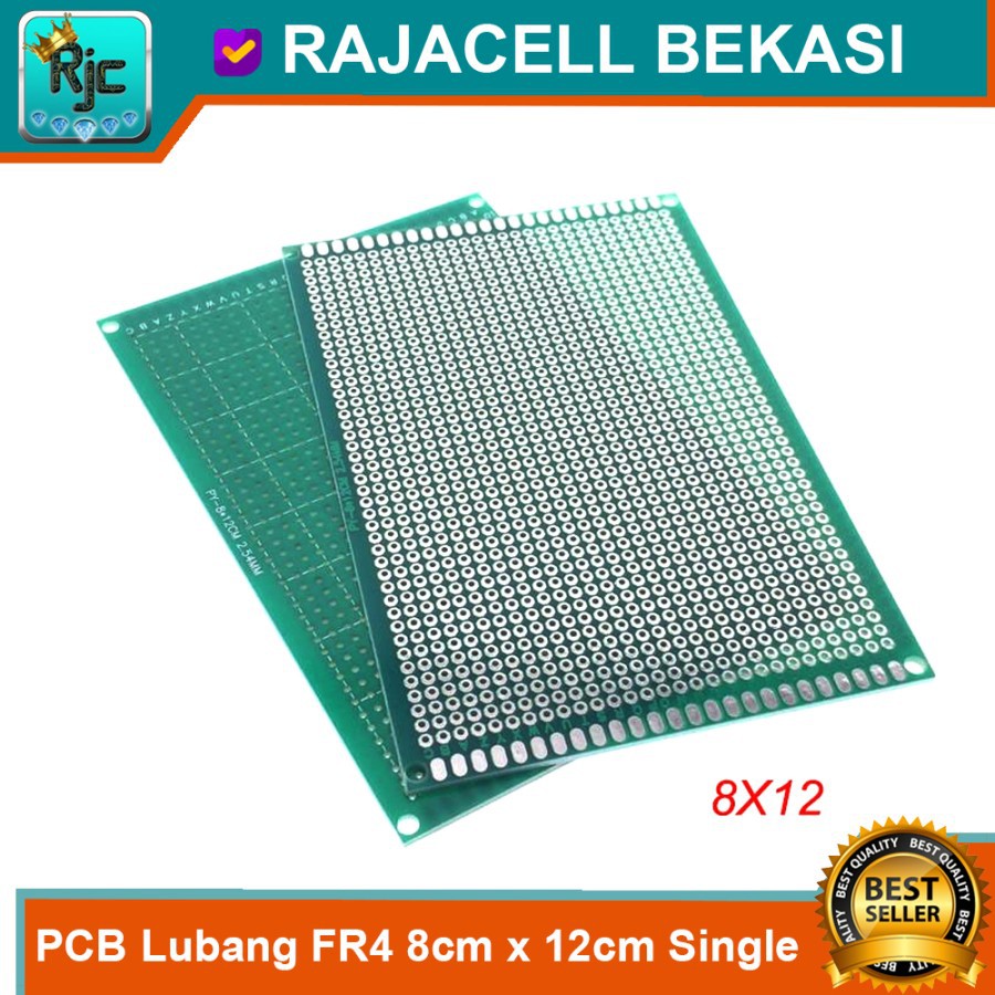 PCB รูต้นแบบ PCB 8x12 ซม. FR4 ไฟเบอร์ชั้นเดียว