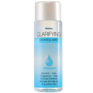 Mistine Clarifying Cleansing Water 100ml. มิสทีน แคลริฟายอิ้ง เคลนซิ่ง วอเตอร์ เคล็นซิ่ง