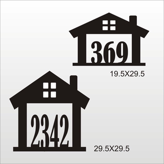 ป้ายเลขบ้าน เลขที่บ้าน อะครีลิเลเซอร์ HOME 1    HOME NUMBER