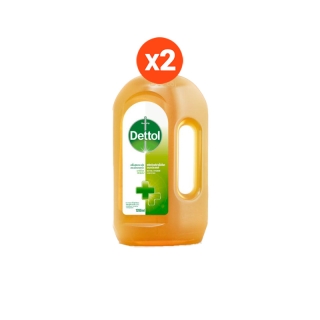 [โค้ดDETTBOD12ลดเพิ่ม170] Dettol(เดทตอล) น้ำยาฆ่าเชื้อโรค ไฮยีน มัลติ-ยูส ดิสอินแฟคแทนท์ 1200 มล. (2ขวด)