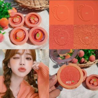 🍑🍊kiss beauty Peach Blusher no.83354💎
บลัชออนลูกพีช 🍑