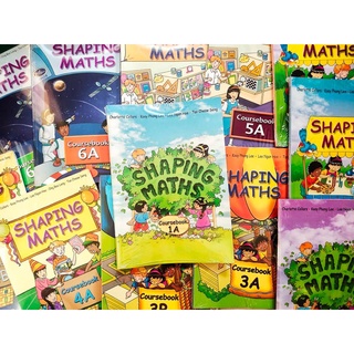 (ป1-ป6) หนังสือเรียนสอนคณิตศาสตร์ (มีเนื้อหา+แบบฝึกหัด) : Shaping Maths : Coursebook, Singapore