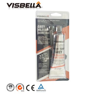 Visbella High-Temp Black RTV Silicone Gasket Make กาวดำทาประเก็น กาวซิลิโคน กาวทาประเก็น กาวทาประเก็นรถ กาวทาประเก็นฝา