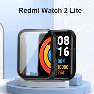 Tempered Glass Hard PC Cover for Redmi Watch 2 Lite Xiaomi Redmi Mi Watch2 Lite 2Lite SmartWatch Screen Protector Case