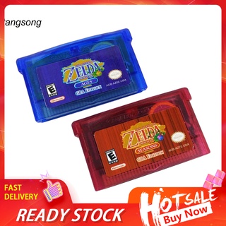 Tang_ การ์ดเกม Zelda Oracle of Seasons Ages สําหรับ GBA Game Boy Advance 2 ชิ้น