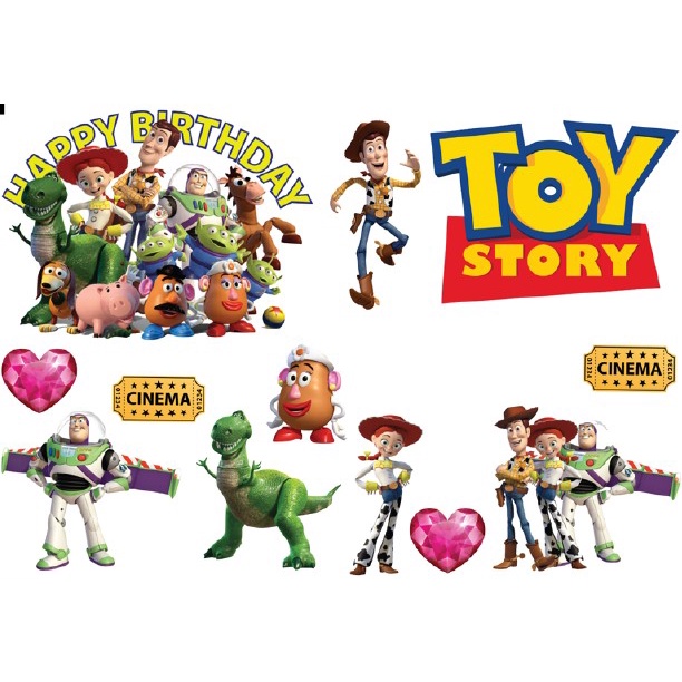 TOY STORY 4 เค้กคัพเค้กกระดาษ Topper