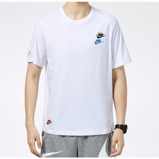 [S-5XL] Nike เสื้อยืดแขนสั้น ผ้าฝ้าย ทรงหลวม สําหรับคู่รัก HBafle18EA