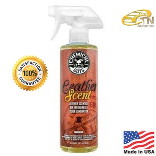 Chemical Guys - Leather Scent Air Freshener น้ำหอมปรับอากาศในรถ (16oz) (ของแท้)