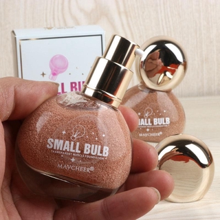 MAYCHEER small bulb liquid foundation white moisturizing concealer natural nude รองพื้นน้ำเมเชียร์