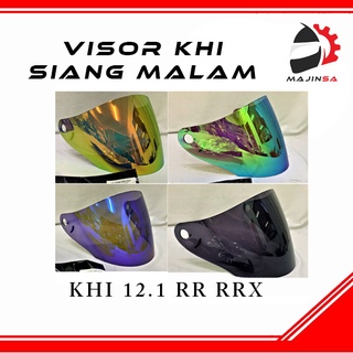 หมวกกันน็อคคริสตัล VISOR KHI SIANG MALAM KHI 12.1 RR RRX BLACK BLUE GOLD RED MUTAKIN