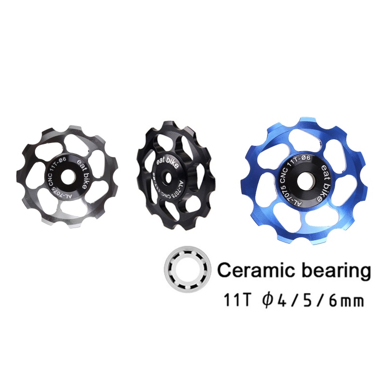 SUIT Derailleur ด้านหลังอลูมิเนียมสําหรับ Jockey Wheel Bike Guide Roller Pulle