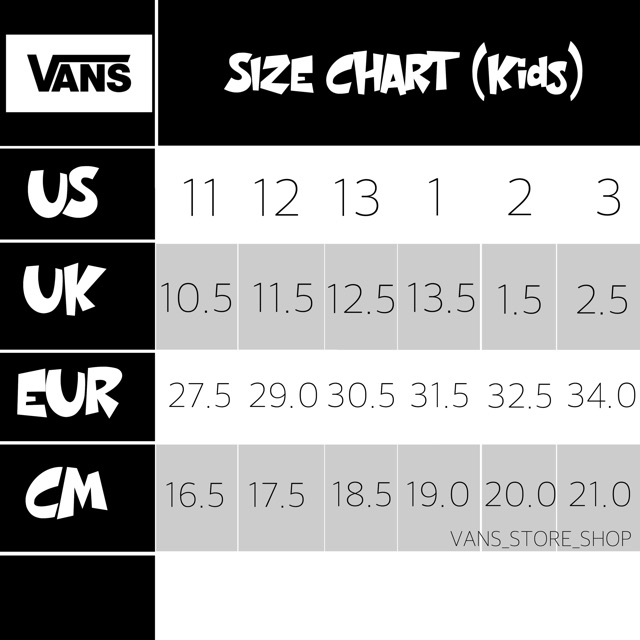 Vans Pants Size Chart ubicaciondepersonas.cdmx.gob.mx