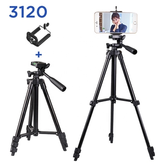 Sale🔥ขาตั้งกล้อง ขาตั้งมือถือ 3ขา TRIPOD ขาตั้งโทรศัพท์ ขาตั้งมือถือ ฟรี ถุงผ้าสำหรับใส่ขาตั้งกล้อง + หัวต่อมือถือ พร้อม