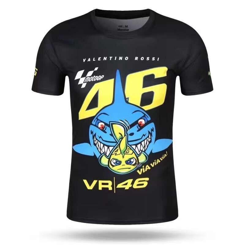 เสื้อยืดแขนสั้น vr 46 แบบแห้งเร็ว