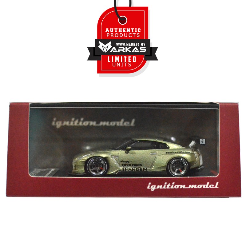 IGNITION MODEL 1/64 1748 PANDEM R35 GT-R GREEN METALLIC