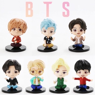 Figure Model BTS Relax Time Special Edition A ฟิกเกอร์โมเดลวงบีทีเอสสุดน่ารักรุ่นพิเศษครบเซ็ต 7 ตัว ทำจากวัสดุอย่างดี มี