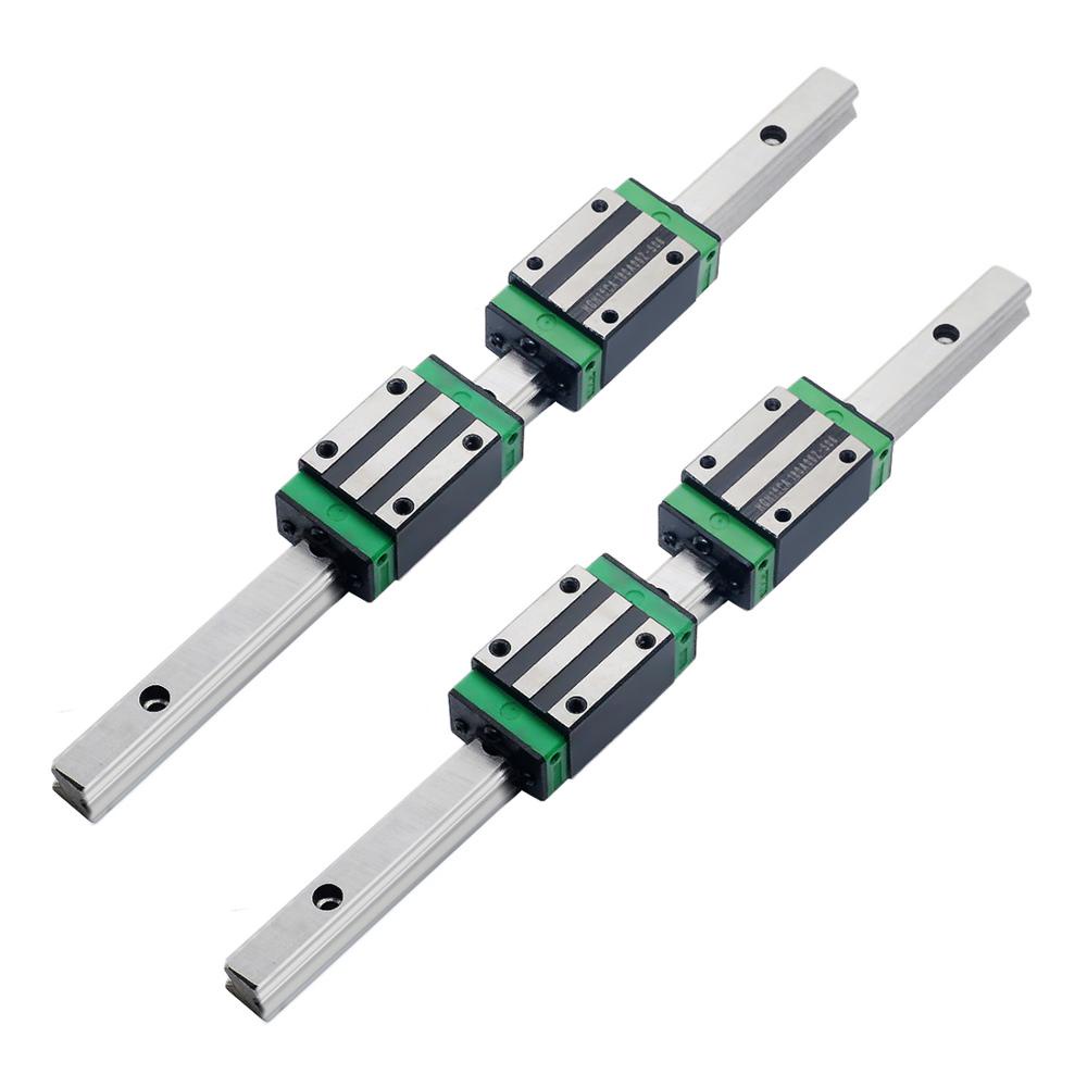 2 ชิ้น HGR15 HGR20 สี่เหลี่ยมเชิงเส้นราง 4 ชิ้น HGH15CA HGH20CA HGW15CC HGW20CC ชิ้นส่วน CNC