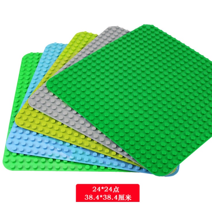 แผ่นต่อบล็อก Duplo  ปุ่มใหญ่ เพลทดูโปล แผ่นเพลท แผ่นดูโปล Base plate พร้อมส่ง