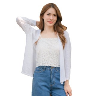 โปรโมชั่น : haas  Cardigan เสื้อคลุมแขนยาว รหัส HBTV5061