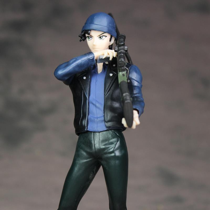 ฟกเกอร Anime Detective Conan Shuichi Akai Sniper Shopee - brown leather jacket roblox