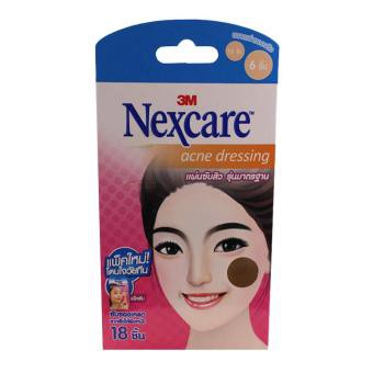 3M Nexcare Acne Dressing แผ่นซับสิว แผ่นแปะสิว รุ่นบาง สีชมพู (บรรจุ 18 ชิ้น/กล่อง) [1 กล่อง]