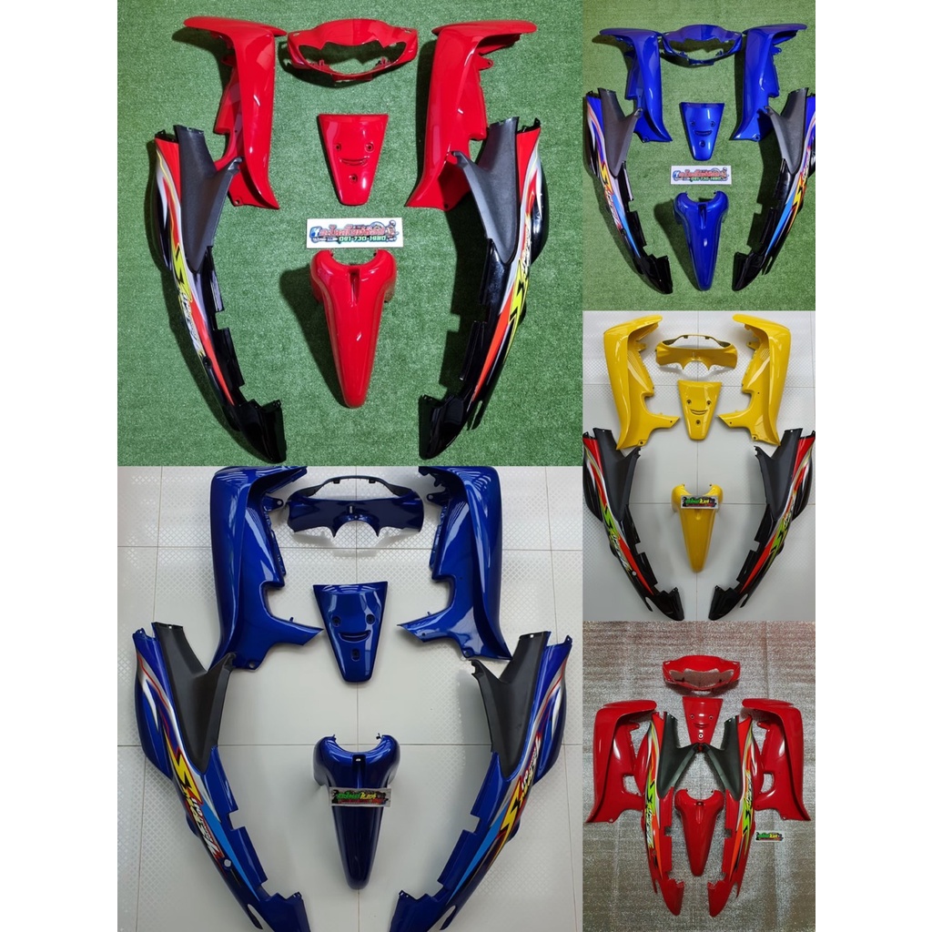 ชุดสี SUZUKI SMASH 110 สแมช กันตกยาว เฟรมรถ สแมช จูเนียร์ สแมช110 พลาสติกเกรดดี งานสีละเอียด รับประก