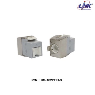 Link US-1022TFAS CAT 6A RJ45 Modular Jack Unshield, Auto Shutter, Superslim Type Connector