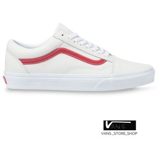 VANS STYLE 36 OG LX LEATHER RED TRUE WHITE SNEAKERS สินค้ามีประกันแท้