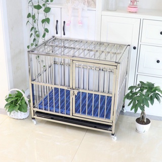 【GGhouse】Stainless Steel Cage กรงสแตนเลส grade202 กรงสุนัข กรงสัตว์เลี้ยง ในร่มและกลางแจ้ง บ้าน