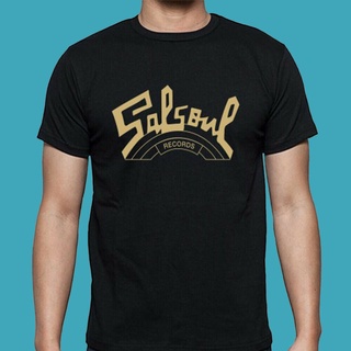 เสื้อยืด ผ้าฝ้าย พิมพ์ลายโลโก้ Salsoul สวมใส่สบาย เหมาะกับของขวัญวันฮาโลวีน สําหรับผู้ชายสามารถปรับแต่งได้