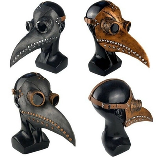 Plague Doctor Birds หน้ากากหนังสําหรับงานปาร์ตี้ฮาโลวีน