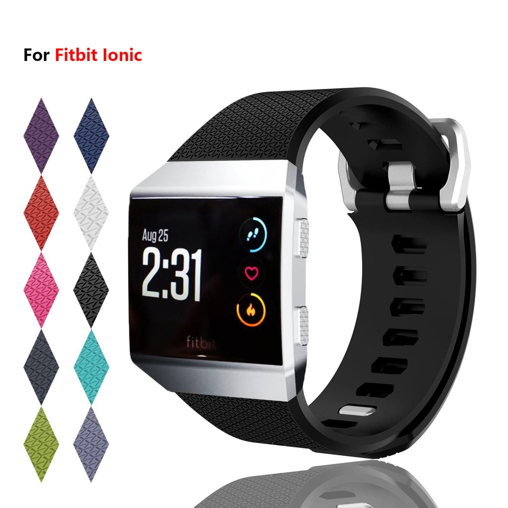 สายรัด Fitbit Ionic, สายรัดทดแทนอุปกรณ์เสริมแบบนุ่มสําหรับ Fitbit Ionic Women Men