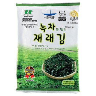 Sea Friend Geen Tea 30g. สาหร่ายปรุงรสชาเขียวซีเฟรนด์  30 กรัม