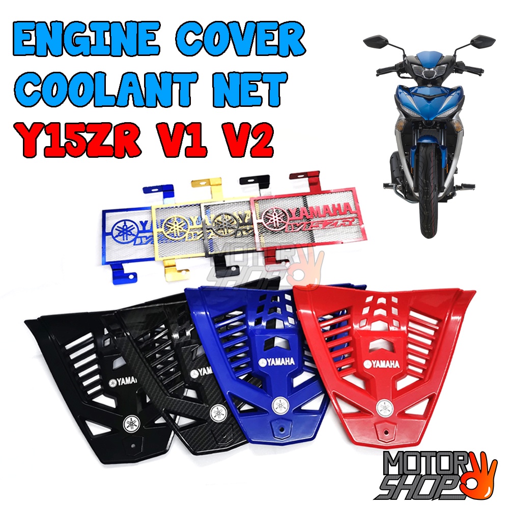 YAMAHA Y15ZR Y15 Y15Z V1 V2 YSUKU COOLANT NET ฝาครอบหม้อน้ําโลหะผสม / ฝาครอบเครื่องยนต์ ฝาครอบพลาสติ