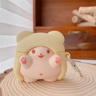 เคสนิ่ม กันกระแทก ลายหมีน่ารัก สําหรับ Airpods 1 2 3 pro