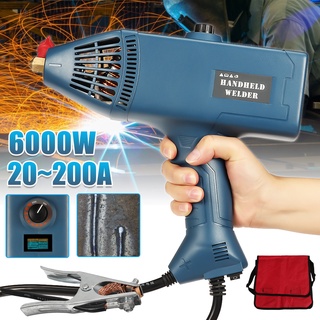 เครื่องเชื่อมไฟฟ้าอัตโนมัติ หน้าจอ LCD 6000W ขนาดพกพา