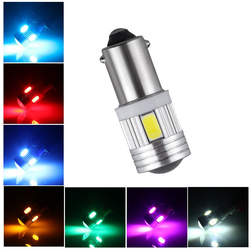 2 ชิ้น T4W Ba9s 5730 5SMD T11 H6W หลอดไฟ LED โดมภายในรถอ่านประตู Trunk Clearance โคมไฟ 12V สีขาว Amber ไอซ์บลู แดง เขียว ข้าง Marker DRL