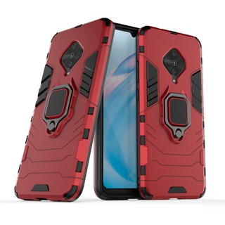 เคส VIVO S1 Pro ฮาร์ดเคสกันกระแทกเคสโทรศัพท์ Hybrid Armor Shockproof Ring Case S1 Pro S1Pro Cover Stand