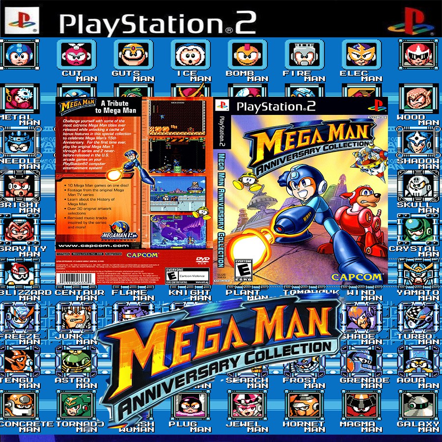 แผ่นเกมส์ PS2 (ส่งไว) Mega Man Anniversary Collection