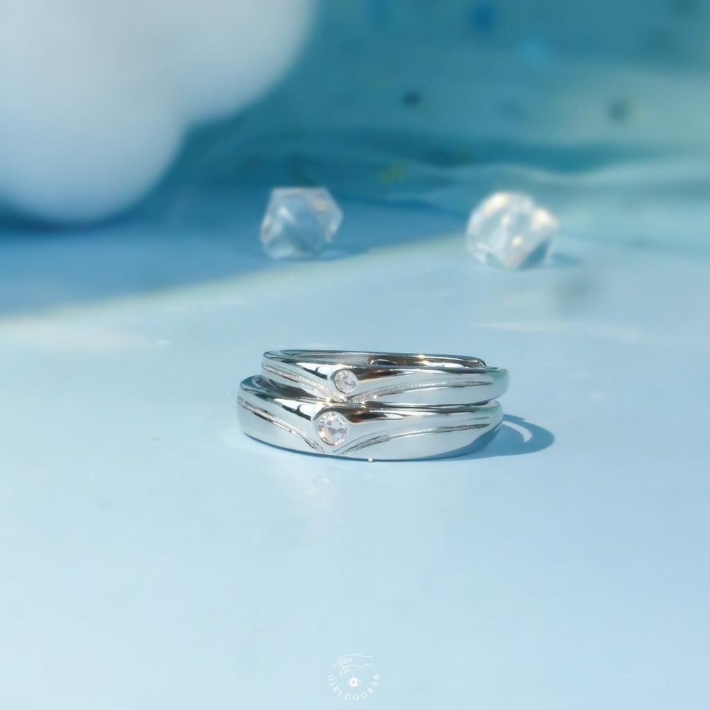 Girlgograb ~ แหวนคู่เงินแท้รุ่นDestiny